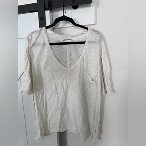 We The Free Women's Cream Short Sleeve Tee